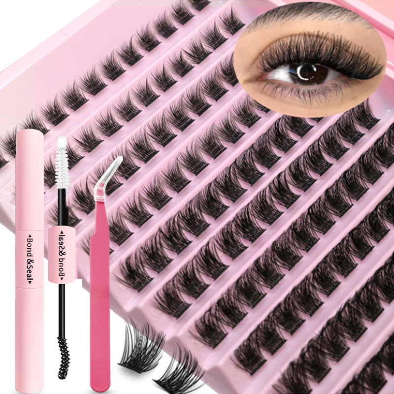 Eyelash Extension Review - DIY Eyelash Extension Kit ขนตาส่วนบุคคล Cluster