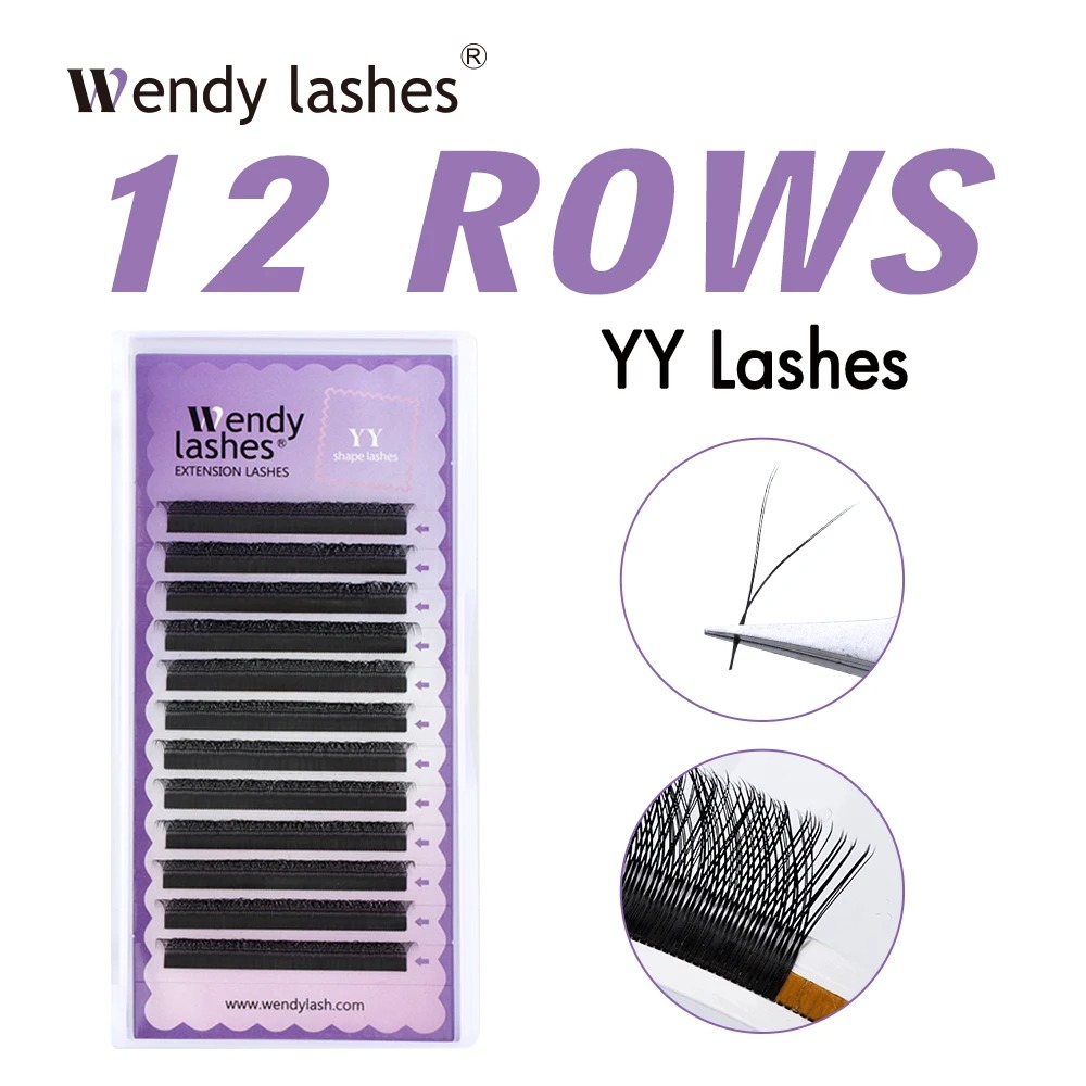 Lash Fan Volume - WENDY 2D YY รูปร่าง C/D Curl