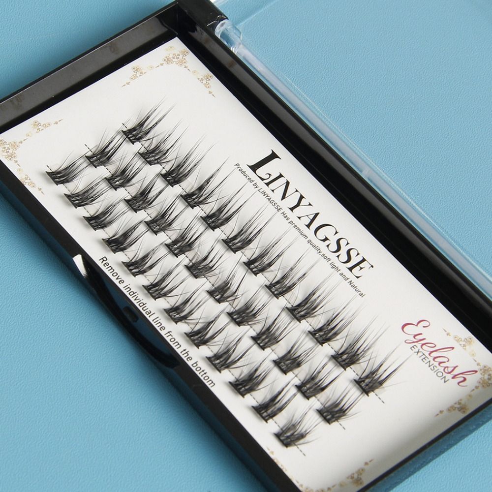 Eyelash Extension Wispy Look - ขนตาปลอมแบบเส้นต่อเส้น L Curl ให้ลุคธรรมชาติ ง่ายต่อการติด ไม่ทดลองกับสัตว์