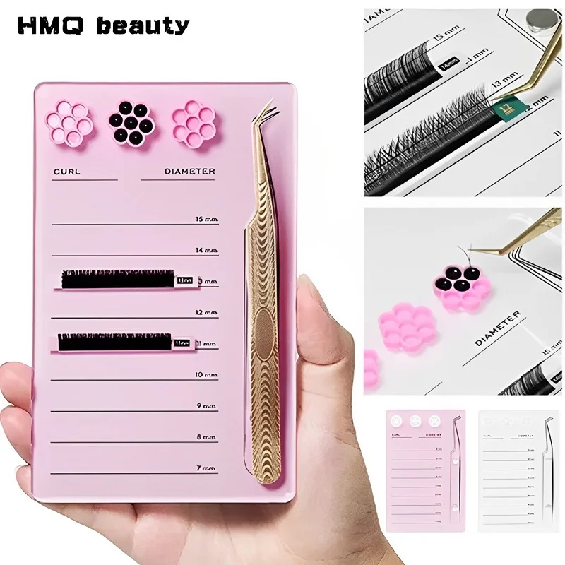 Eyelash Extension Menu - Eyelash EXTENSION Scale ผู้ถือแม่เหล็กอะคริลิค Lash BOARD
