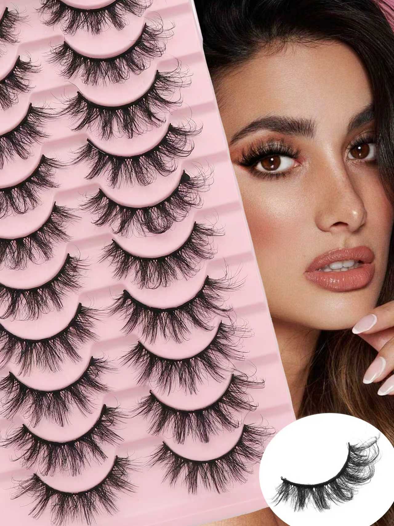Eyelash Extension Fox Eye - ขนตาปลอมฟ็อกซ์อาย แบบดีเคิร์ล ขนตาแบบกลุ่ม ขนตาธรรมชาติ ฟูฟ่อง สำหรับต่อขนตาและแต่งหน้า