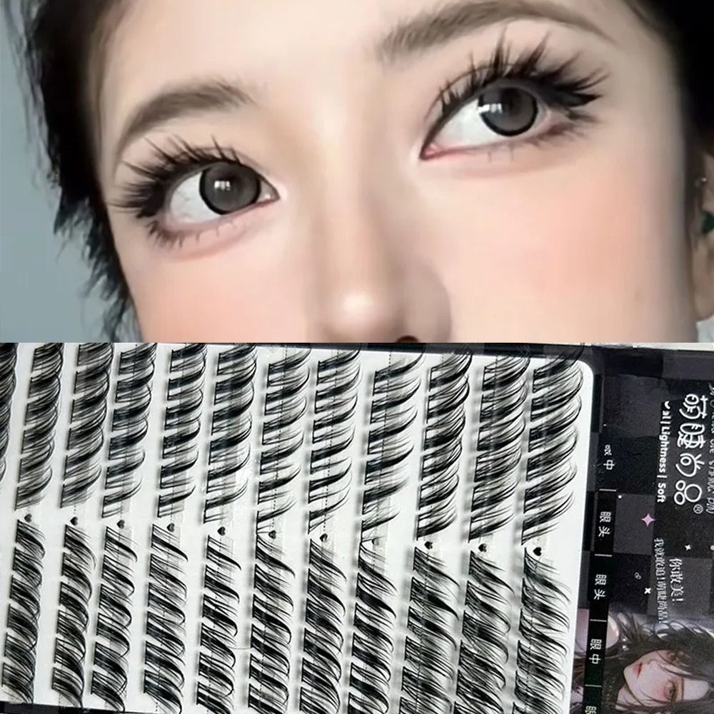 Eyelash Extension Fox Eye - ขนตาปลอมแบบช่อ ขนตาปลอมแบบธรรมชาติ ขนตาปลอมแบบแยกส่วน ให้ลุคตาแบบฟ็อกซ์อาย ขนตาปลอมแบบเส้นต่อเส้นยาว