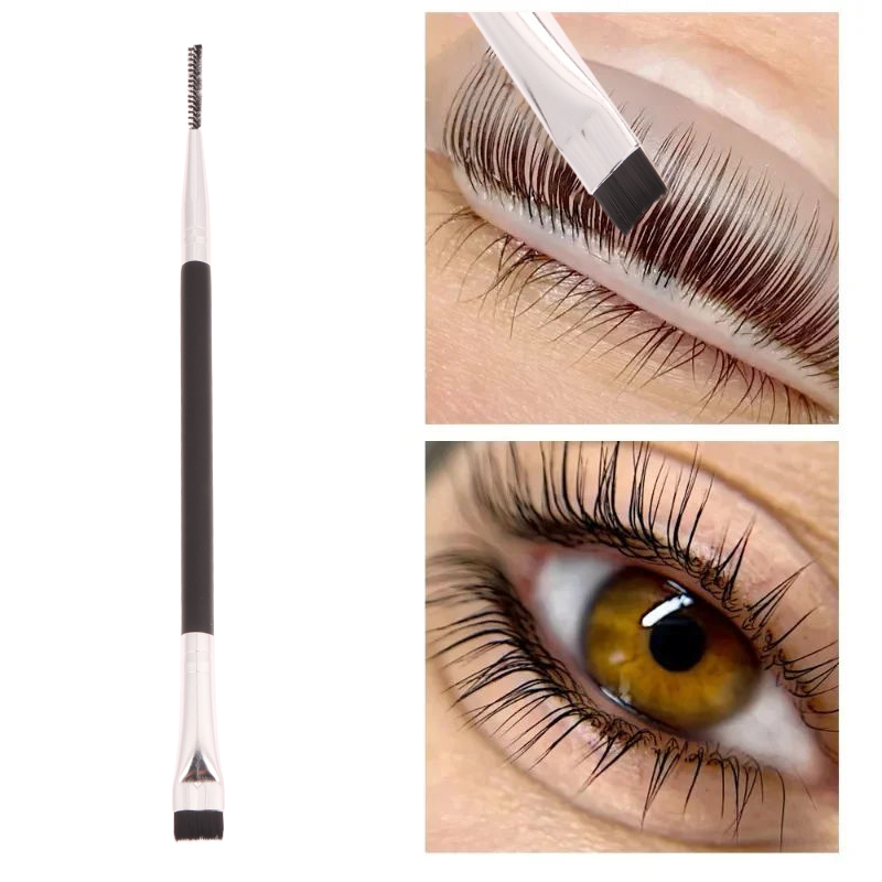 Eyelash Extension Double Lash - แปรงยกขนตาแบบสองหัว พกพาสะดวก สำหรับลิฟติ้งขนตา แยกขนตา ต่อขนตา แปรงสำหรับงานละเอียด