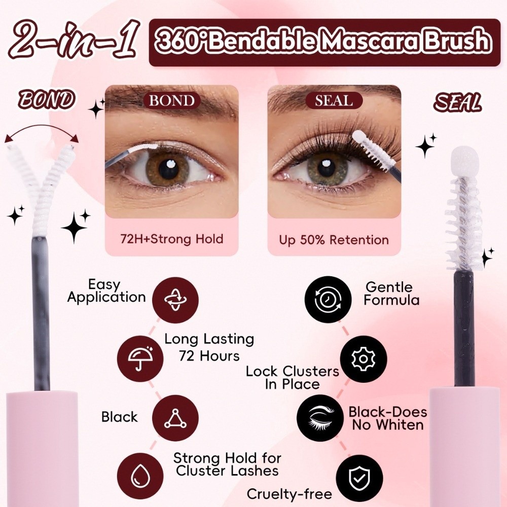Eyelash Extension Or Extensions - ขนตาปลอมแบบติดเอง ความยาว 8-18 มม. ชุดต่อขนตา DIY