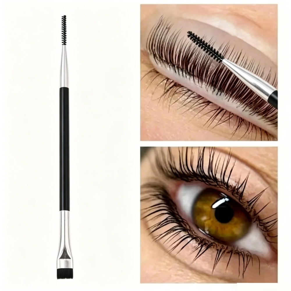 Eyelash Extension Double Lash - แปรงยกขนตาแบบสองหัว พกพาสะดวก สำหรับการลิฟติ้งขนตา แยกขนตา ต่อขนตา และจัดแต่งขนตา