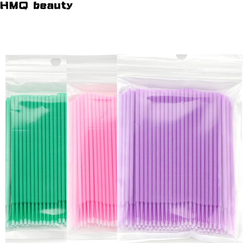 Eyelash Extension Cleaning - จัดส่งฟรี Microbrush สำหรับ Eye Disposable Eyelash
