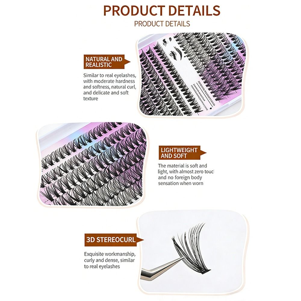 ขนตาปลอมแบบธรรมชาติ ดีไซน์เป็น - Eyelash Extension Wispy Look บทวิจารณ์และราคา