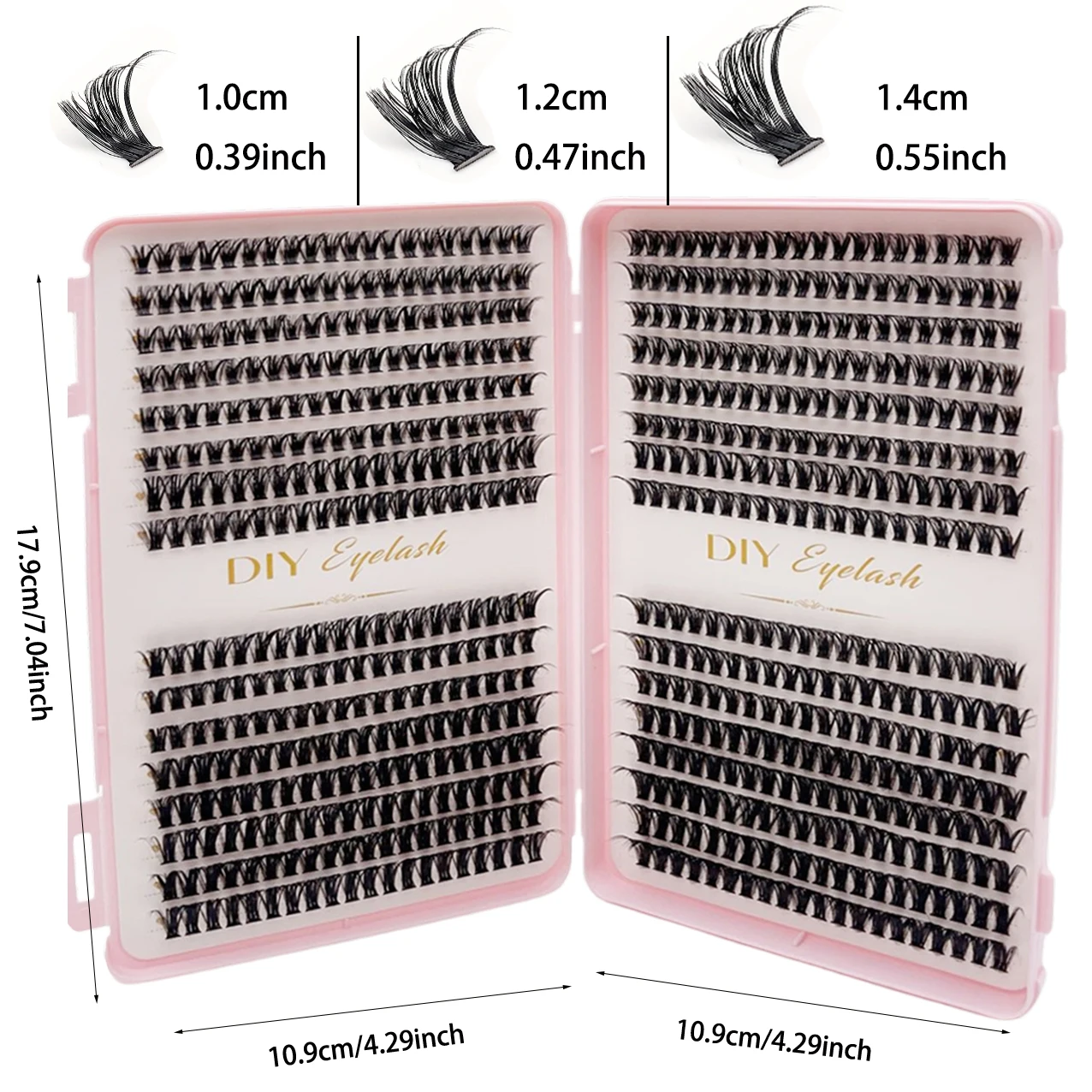 640pcs DIY Personal Lashes 40P - Eyelash Extension Wispy Look บทวิจารณ์และราคา