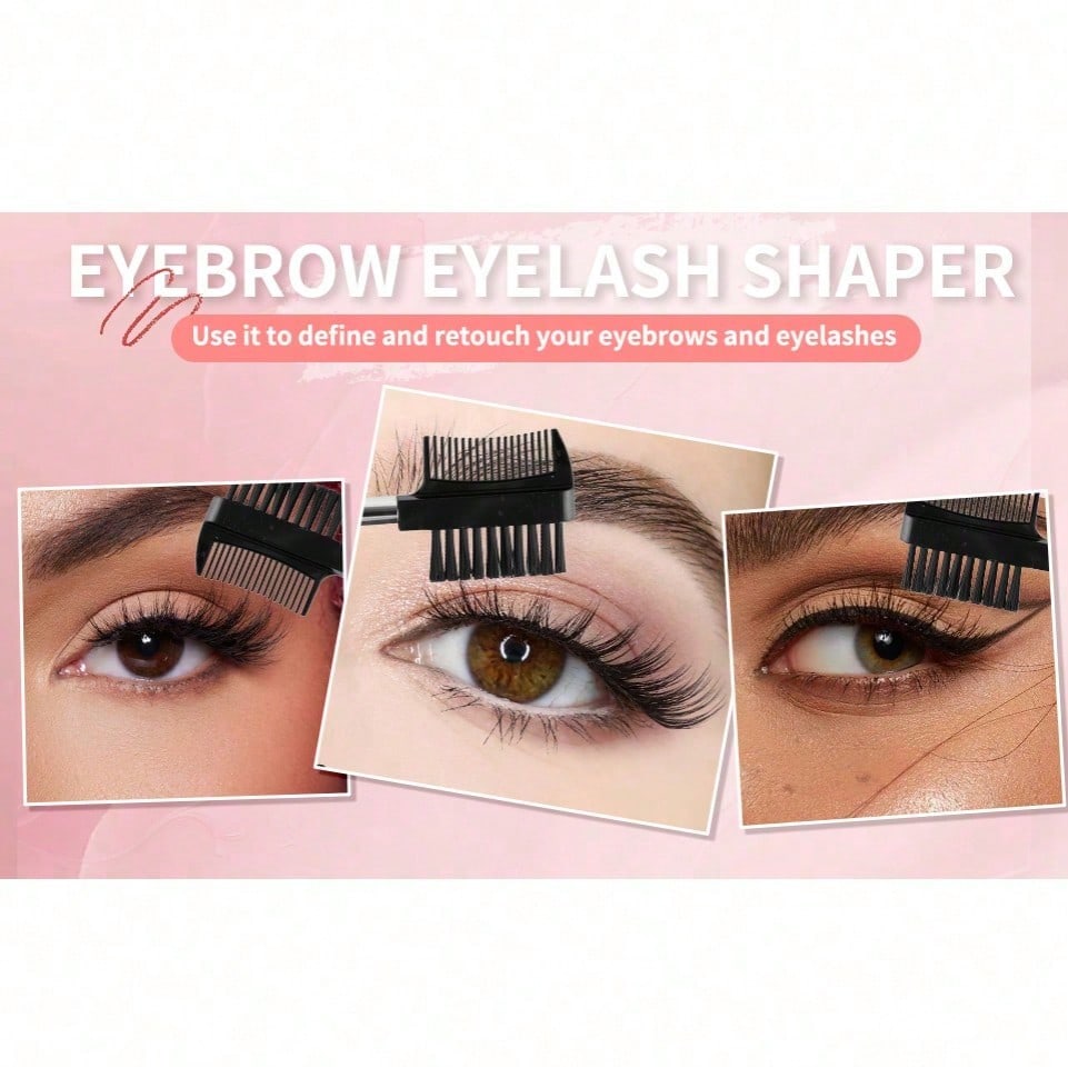 หวีขนตาและแปรงเขียนคิ้ว 2-in-1 - Eyelash Extension Eyelash บทวิจารณ์และราคา