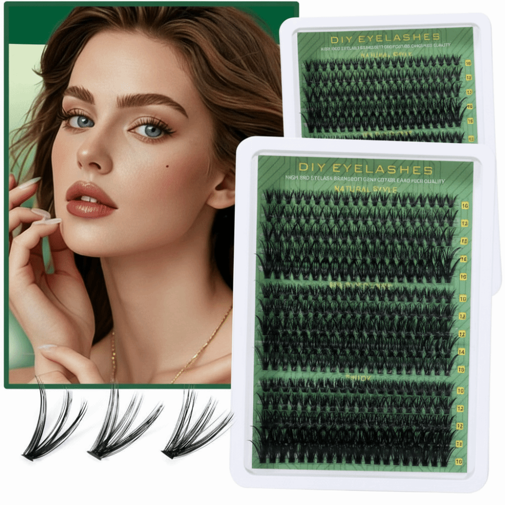 ชุดต่อขนตาปลอมแบบธรรมชาติ ดีไซ - Eyelash Extension Wispy Look บทวิจารณ์และราคา