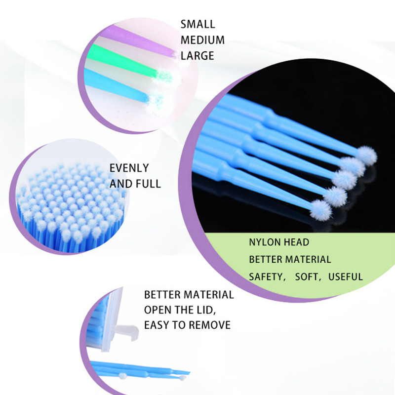 ไม้พันสำลีทำความสะอาดขนตาปลอม  - Eyelash Extension Cleaning บทวิจารณ์และราคา