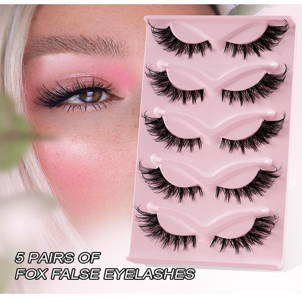 ขนตาปลอม 3 มิติ ฟูฟ่อง สำหรับผ - Eyelash Extension Fox Eye บทวิจารณ์และราคา