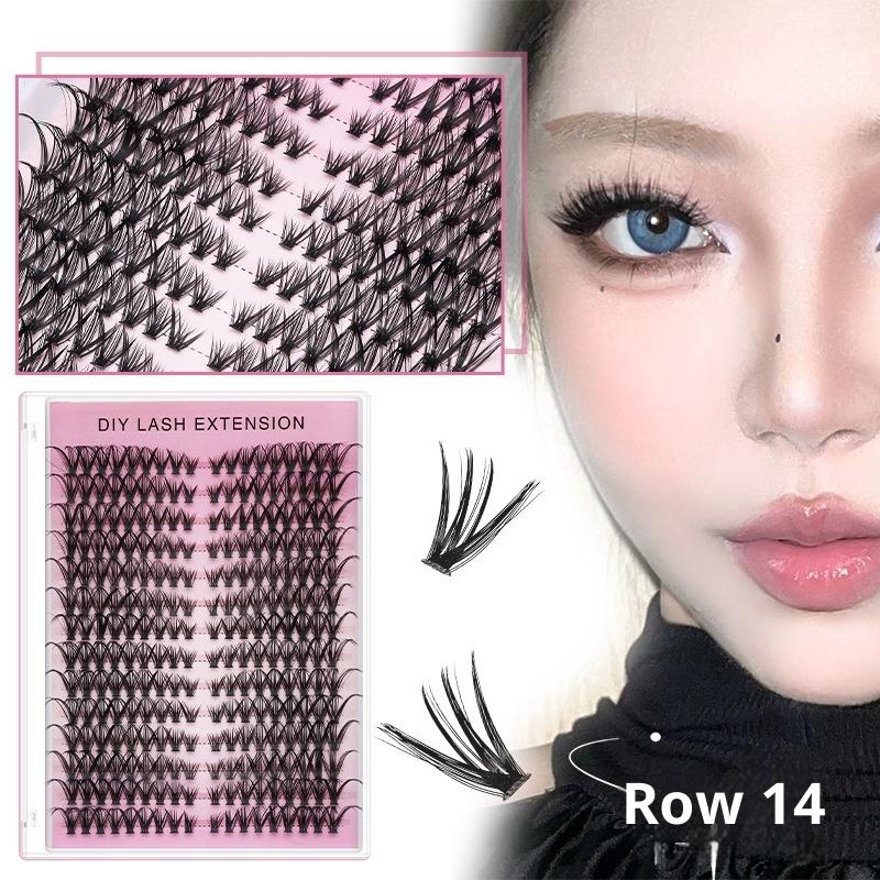 ขนตาปลอมแบบ DIY 14 แถว สำหรับต - Eyelash Extension Or Extensions บทวิจารณ์และราคา