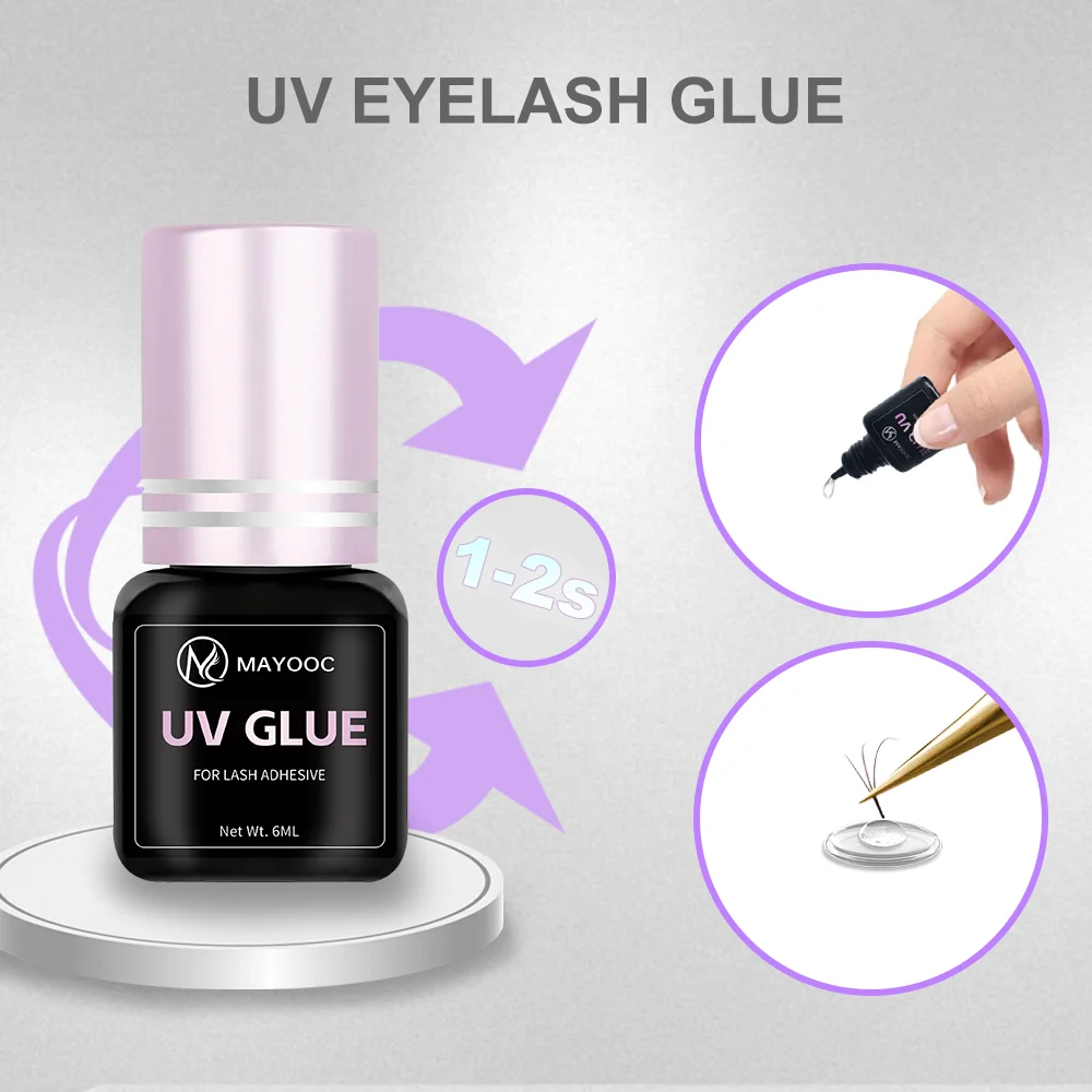 MAYOOC แห้งเร็ว 0.1S UV Eyelas - Eyelash Extension Logo บทวิจารณ์และราคา