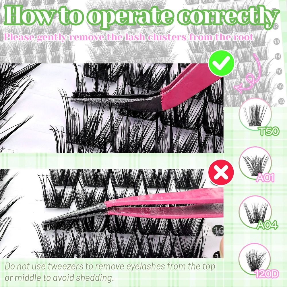 ขนตาปลอมแบบธรรมชาติ ติดแน่น ทน - Eyelash Extension Wispy Look บทวิจารณ์และราคา