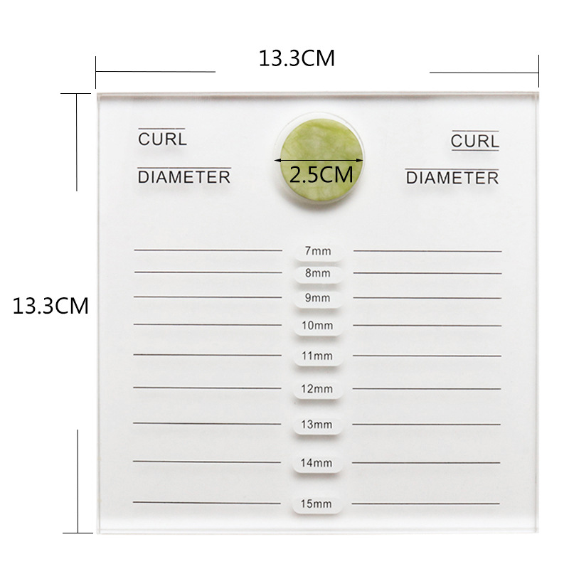 ที่วางขนตาปลอมอะคริลิค แผ่นวาง - Eyelash Extension Menu บทวิจารณ์และราคา