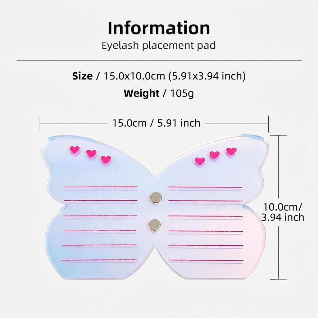 พาเลทต่อขนตาแบบอัพเกรดพร้อมที่ - Eyelash Extension Menu บทวิจารณ์และราคา