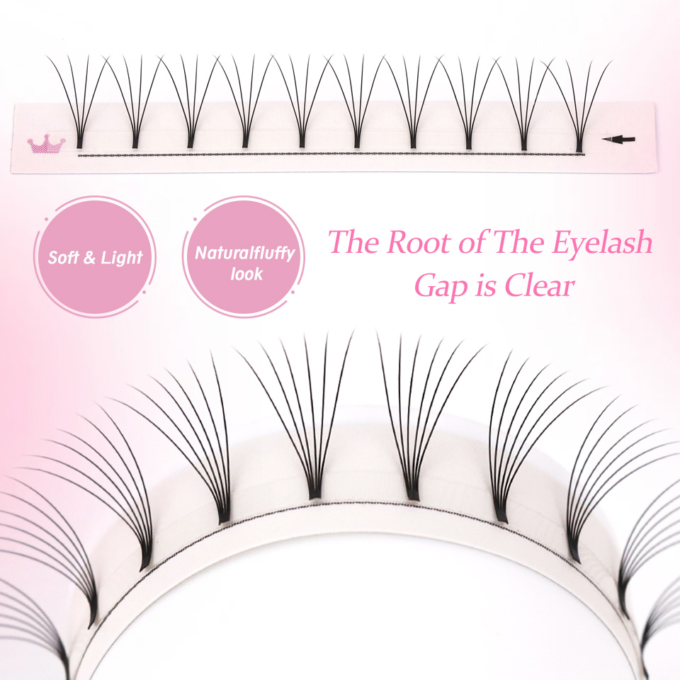 AGUUD นุ่มธรรมชาติ Premade ปริ - Eyelash Extension Review บทวิจารณ์และราคา