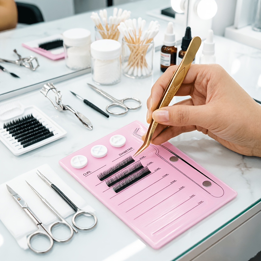 ถาดอะคริลิคแม่เหล็กสำหรับต่อขน - Eyelash Extension Menu บทวิจารณ์และราคา