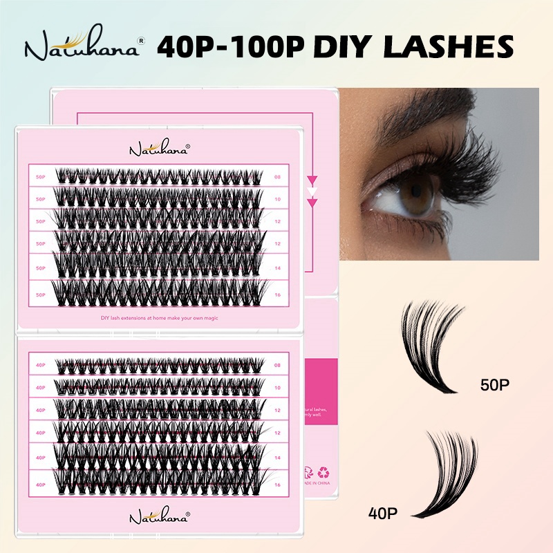 NATUHANA 20D 30D 40D 50D 60D 8 - Eyelash Extension Maps บทวิจารณ์และราคา