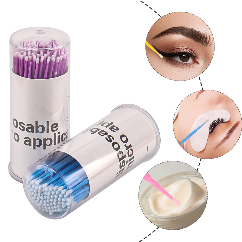 แปรงปัดขนตาแบบใช้แล้วทิ้ง 100  - Eyelash Extension Cleaning บทวิจารณ์และราคา