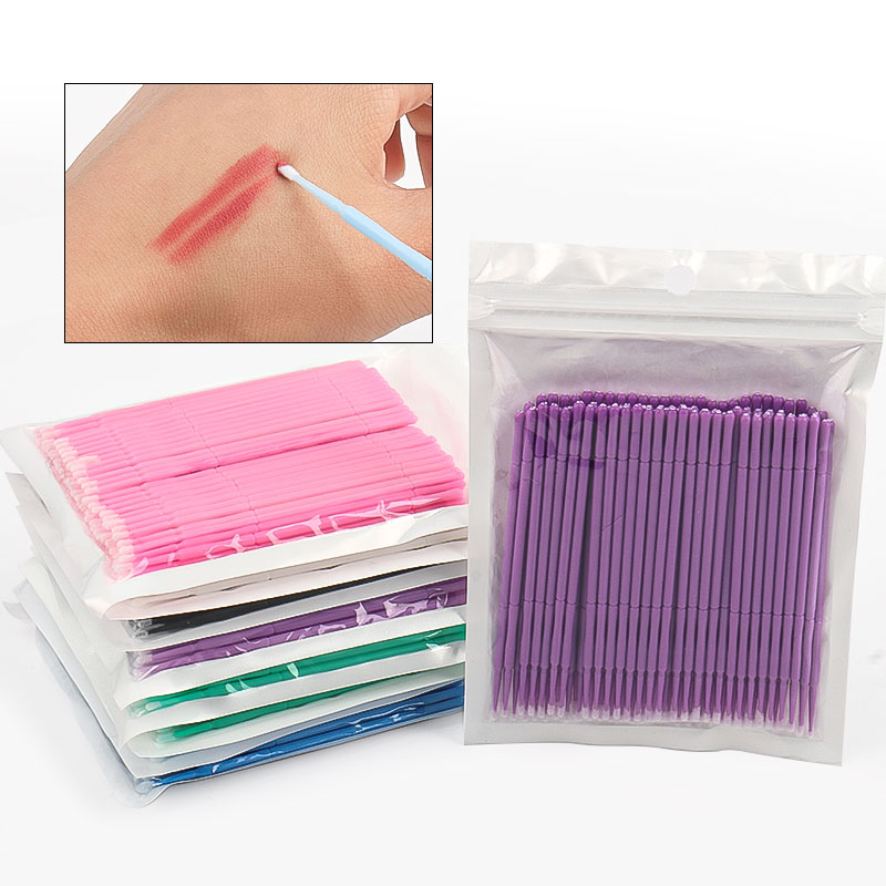 ไม้พันสำลีทำความสะอาดขนตาแบบไม - Eyelash Extension Cleaning บทวิจารณ์และราคา