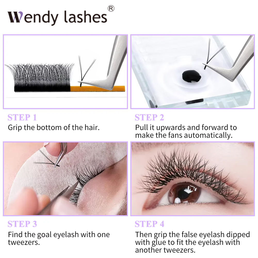 ขนตา Wendy ขนขนตาปลอมหนา12เส้น - Lash Fan Volume บทวิจารณ์และราคา