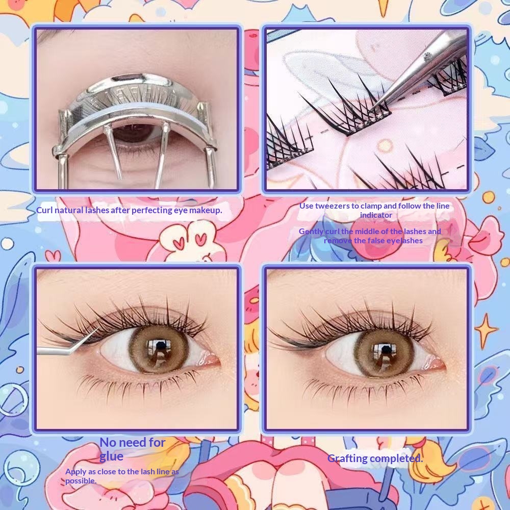 120 กลุ่มไม่จําเป็นต้องกาวขนตา - Eyelash Extension Fox Eye บทวิจารณ์และราคา