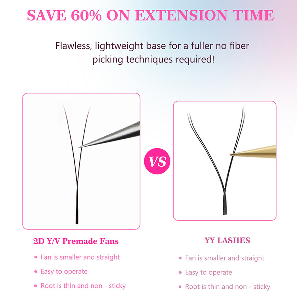 ขนตาปลอม Rujade YY 3D 4D 5D รู - Lash Fan Volume บทวิจารณ์และราคา