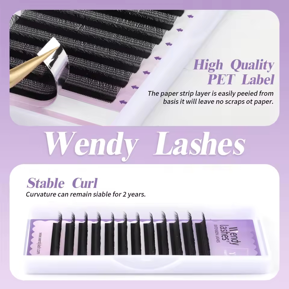 WENDY 2D YY รูปร่าง C/D Curl E - Lash Fan Volume บทวิจารณ์และราคา