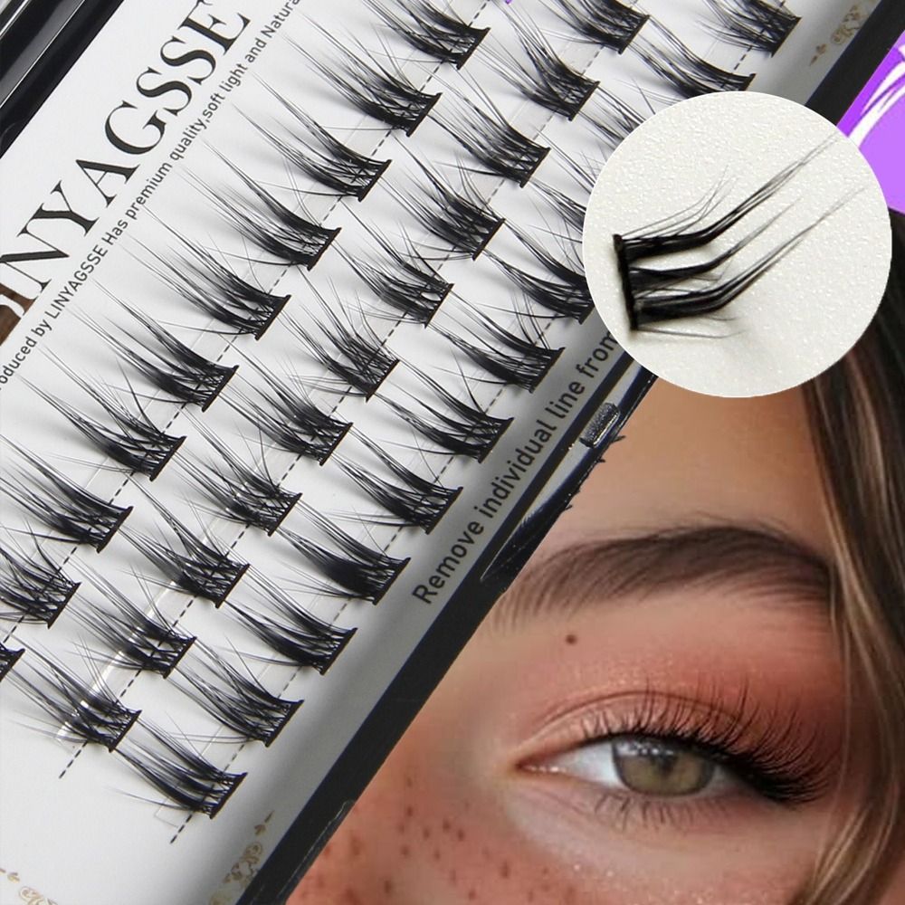 ขนตาปลอมแบบเส้นต่อเส้น L Curl  - Eyelash Extension Wispy Look บทวิจารณ์และราคา