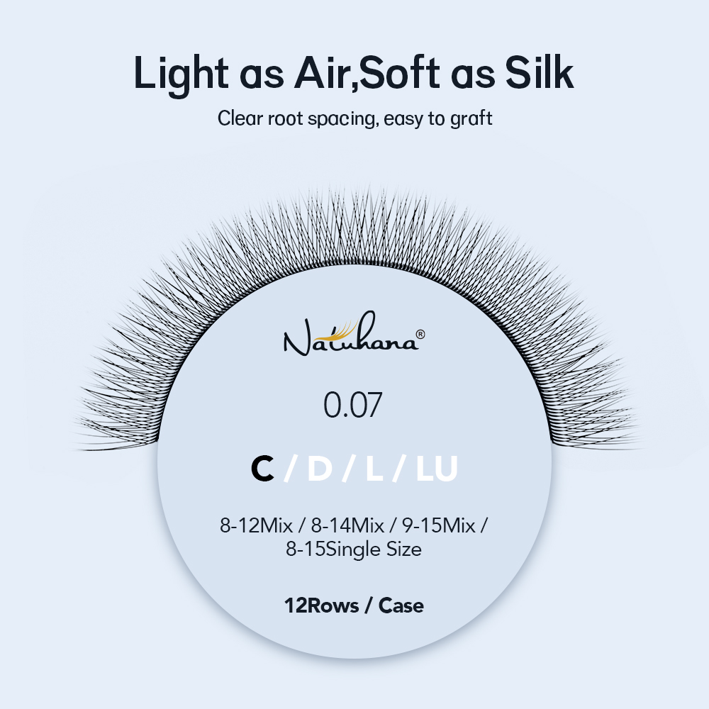 NATUHANA เคล็ดลับเดี่ยว 2D YY  - Lash Fan Volume บทวิจารณ์และราคา
