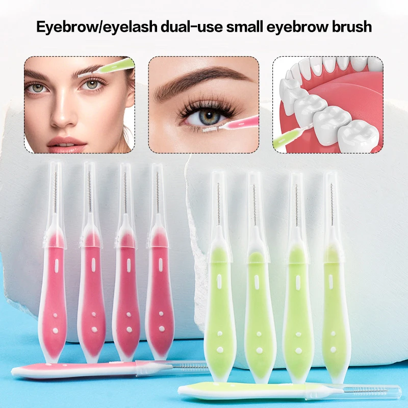 แปรงปัดคิ้ว 10 ชิ้น แปรงยกคิ้ว - Eyelash Extension Eyelash บทวิจารณ์และราคา