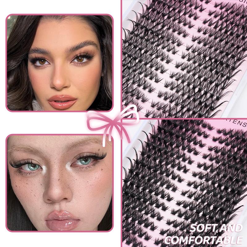 ขนตาปลอมแบบ DIY 14 แถว สำหรับต - Eyelash Extension Or Extensions บทวิจารณ์และราคา