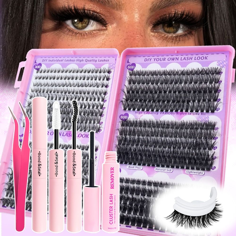 ขนตาปลอมแบบติดกาวและซีล ความยา - Eyelash Extension Wispy Look บทวิจารณ์และราคา