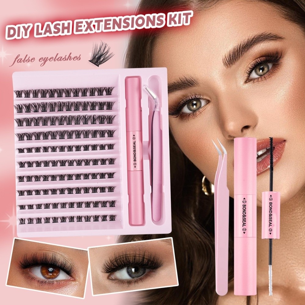 ขนตาปลอมคุณภาพสูงแบบติดกาว ดีไ - Eyelash Extension Wispy Look บทวิจารณ์และราคา