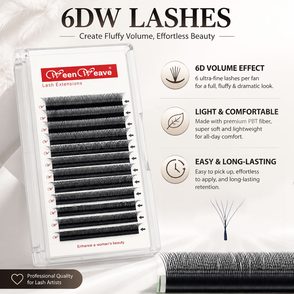 วีนวีเวฟ 6D วี สไตล์ อุปกรณ์ต่ - Eyelash Extension Logo บทวิจารณ์และราคา