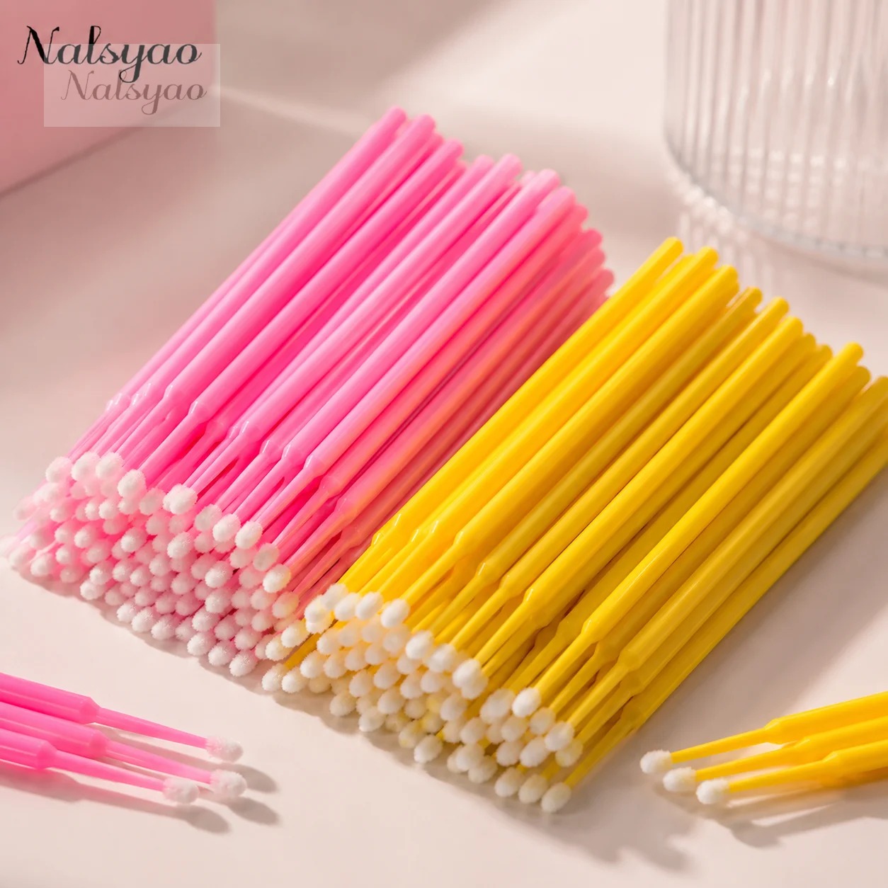 ไม้พันสำลีทำความสะอาดขนตา 500  - Eyelash Extension Cleaning บทวิจารณ์และราคา