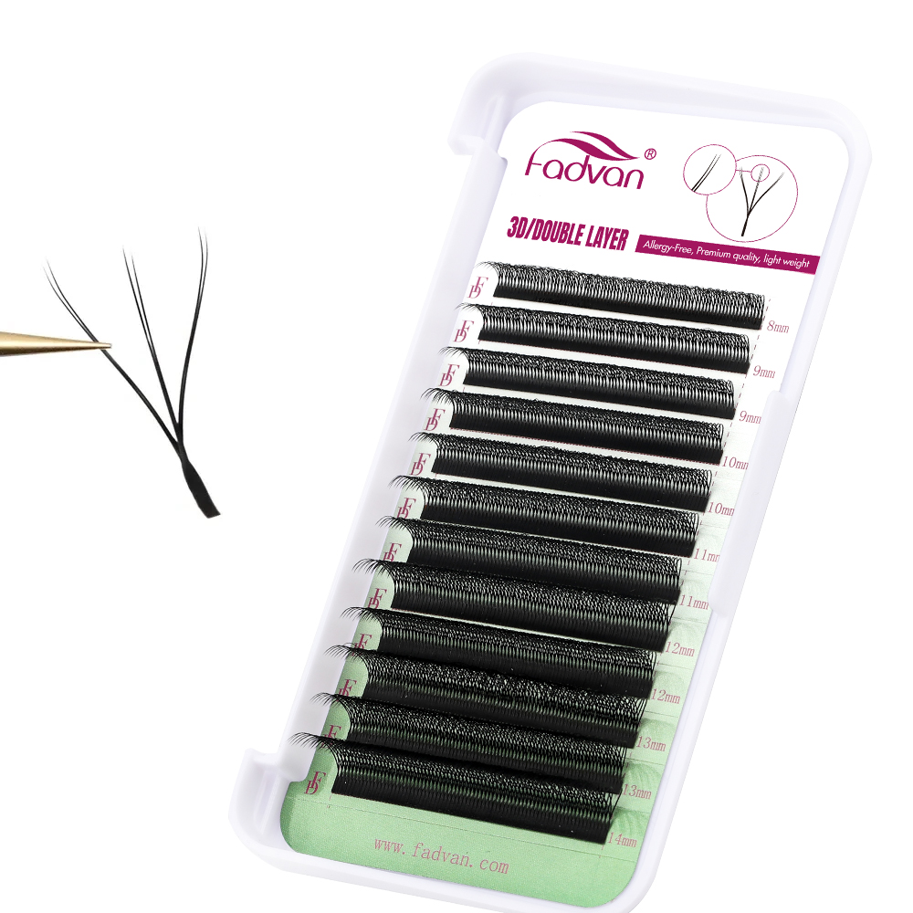 FADVAN 6D-W รูปขนตา (3D เคล็ดล - Eyelash Extension Logo บทวิจารณ์และราคา