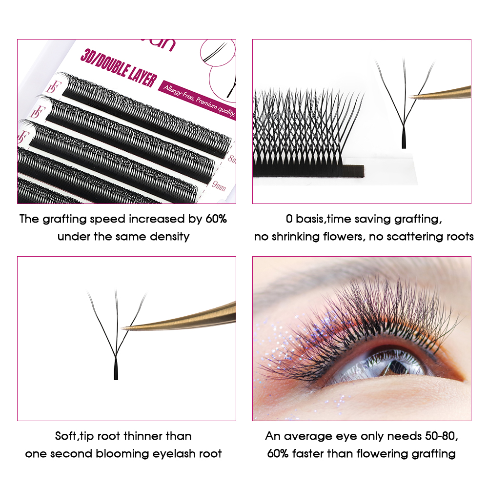 FADVAN 6D-W รูปขนตา (3D เคล็ดล - Eyelash Extension Logo บทวิจารณ์และราคา