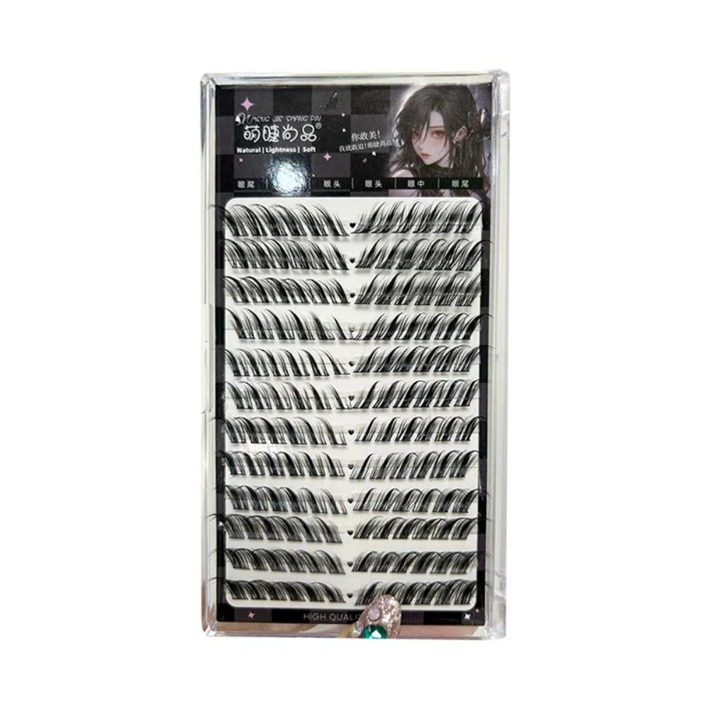 ขนตาปลอมแบบช่อ ขนตาปลอมแบบธรรม - Eyelash Extension Fox Eye บทวิจารณ์และราคา