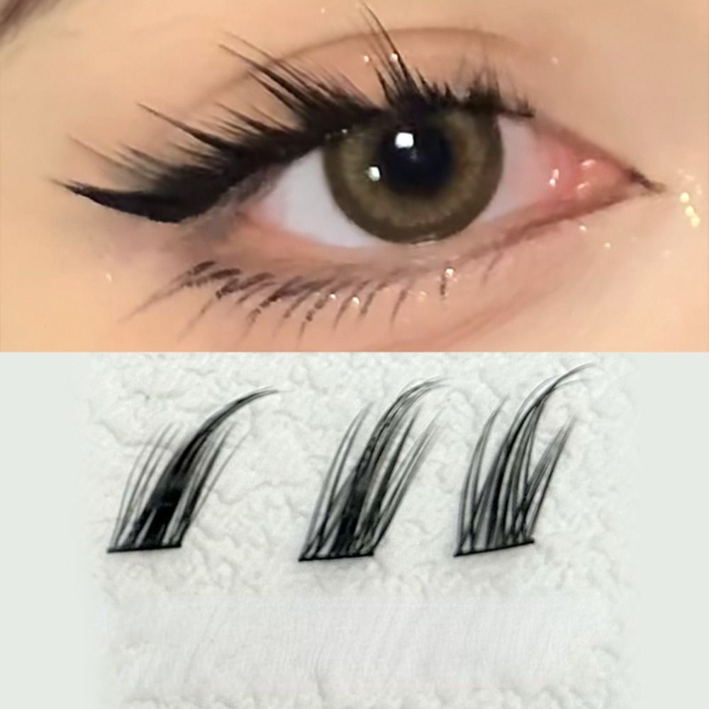 ขนตาปลอมแบบช่อ ขนตาปลอมแบบธรรม - Eyelash Extension Fox Eye บทวิจารณ์และราคา