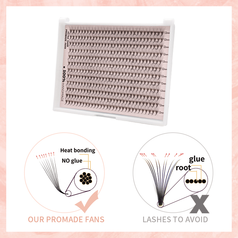 ขนตาแบบช่อ 360/600 ช่อ ทรง L C - Eyelash Extension Or Extensions บทวิจารณ์และราคา