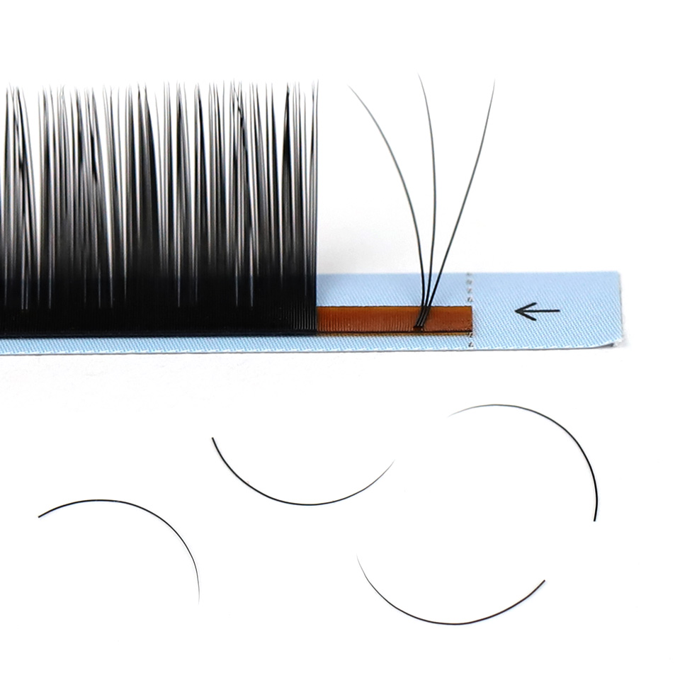 ขนตาปลอมแบบรัสเซียนวอลลุ่ม AGU - Eyelash Extension Maps บทวิจารณ์และราคา