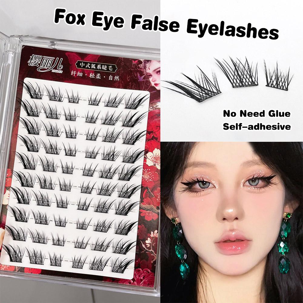 ขนตาปลอมแบบติดเอง ไม่ต้องใช้กา - Eyelash Extension Fox Eye บทวิจารณ์และราคา