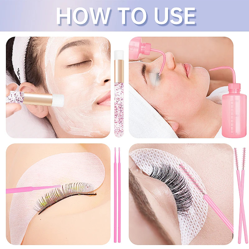153 ชิ้น/เซ็ต Eyelash EXTENSIO - Eyelash Extension Cleaning บทวิจารณ์และราคา