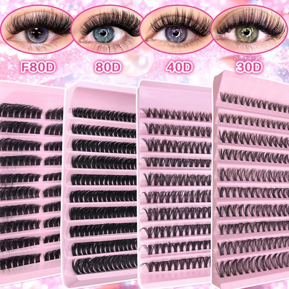ขนตาปลอมความยาว 9-16 มม. แบบ 3 - Eyelash Extension Wispy Look บทวิจารณ์และราคา