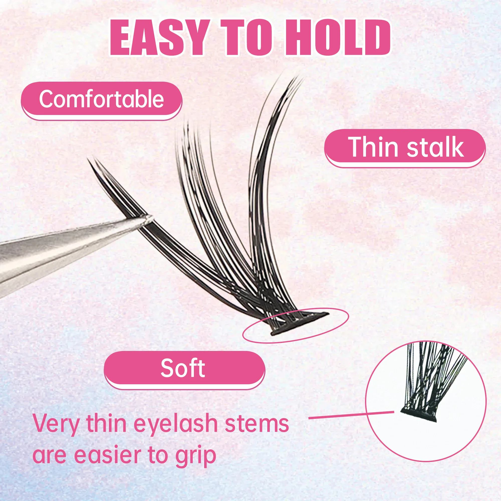 ขนตาปลอม 200 ชิ้น ชุดต่อขนตาพร - Eyelash Extension Review บทวิจารณ์และราคา
