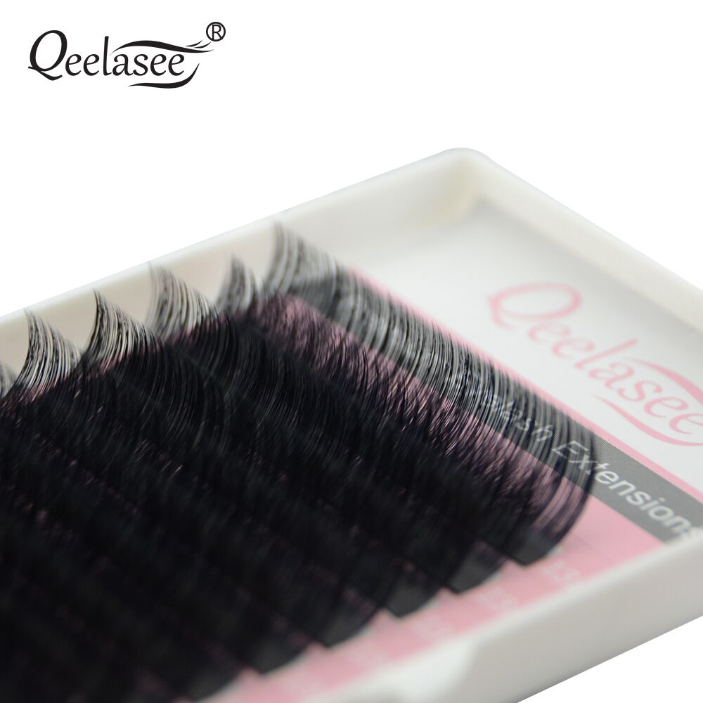 Qeelasee Faux Mink แต่ละขนตา C - Eyelash Extension Review บทวิจารณ์และราคา