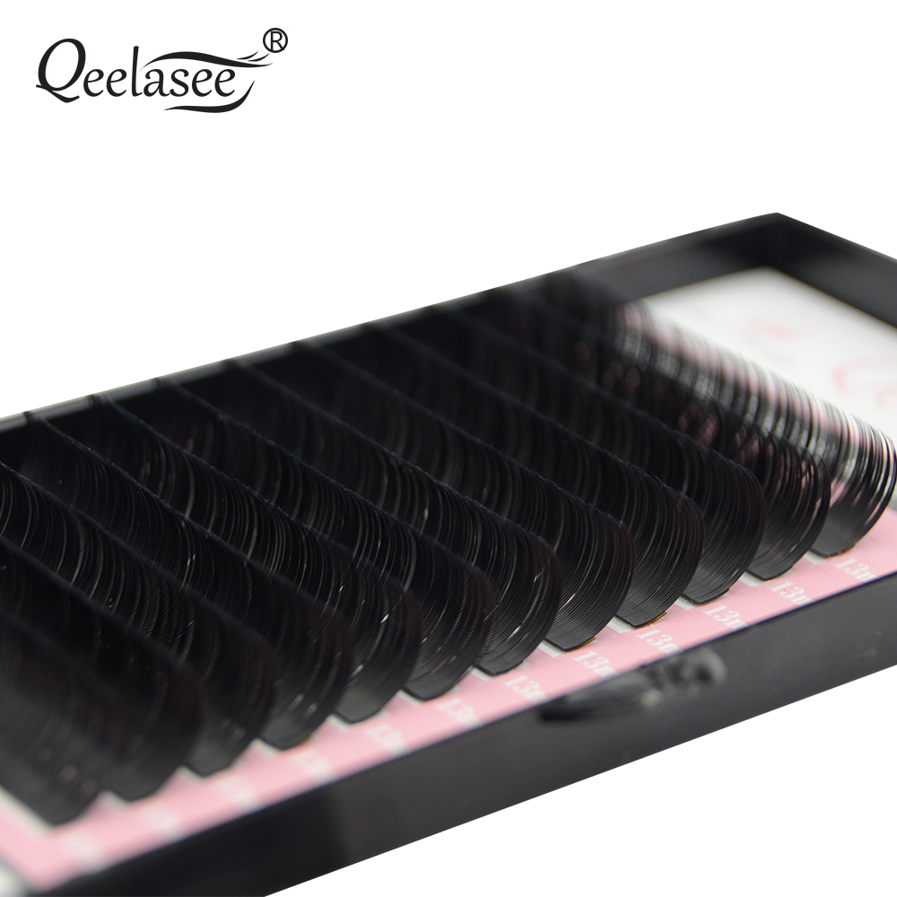 Qeelasee Faux Mink แต่ละขนตา C - Eyelash Extension Review บทวิจารณ์และราคา